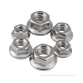 Flange Nut Inventory Stock Supply Stainless Steel Hexagon Flange Nut inventory stock Supplier